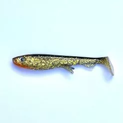 Wolfcreek Shad 8,5cm Golden Black Glitter UV