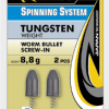 Worm Bullet Screw-in Tungsten 7,2g 2stk