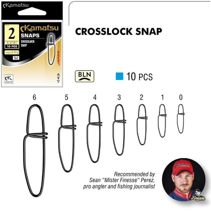 Kamatsu Crosslock Snap Str.1 10stk