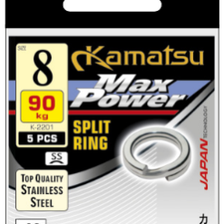 Kamatsu Max Power Split Ring SS 6,5mm 55kg